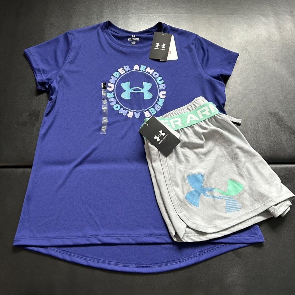 NWT Under Armour Athletic Set Girls Youth Size XL